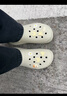 卡骆驰（CROCS）贝雅卡骆班洞洞鞋轻便耐磨一脚蹬休闲鞋女鞋时尚沙滩鞋|205089 白/深蓝-126 43 (270mm) 实拍图