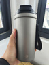 京东京造 钛健康咖啡杯【内外纯钛】保温便携随行高档送礼水杯 灰520ml 实拍图