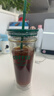星巴克（Starbucks）复古白绿系列双层玻璃吸管杯650ml 实拍图