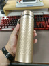 乾唐轩【开学礼物】活瓷金石保温杯不锈钢陶瓷内胆水杯咖啡杯送人礼物 古典金 吉星元素450ml 实拍图