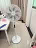 美的（Midea）【闪拆系列】一键闪电拆装直流变频家用语音电风扇一级能效轻音落地扇大风力卧室立式电扇SDJ30BC 实拍图