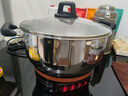 惠当家（Hui Dang Jia）电锅多功能电热锅电炒锅家用电蒸锅一体电煮锅加厚304不锈钢电火锅G08-28单笼 实拍图