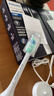 飞利浦（PHILIPS）声波电动牙刷钻石3系 5倍洁齿5种模式 刷头*2【亮白+洁净】生日礼物 送男生女友HX5181/01  白 实拍图