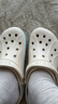 卡骆驰（CROCS）贝雅卡骆班洞洞鞋|205089 冬日白/彩色-1LI   40 (250mm)   实拍图