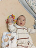 babycare宝宝牙胶磨牙咬胶婴儿玩具曼哈顿球星空手抓球6月+ 杜巴利红 实拍图