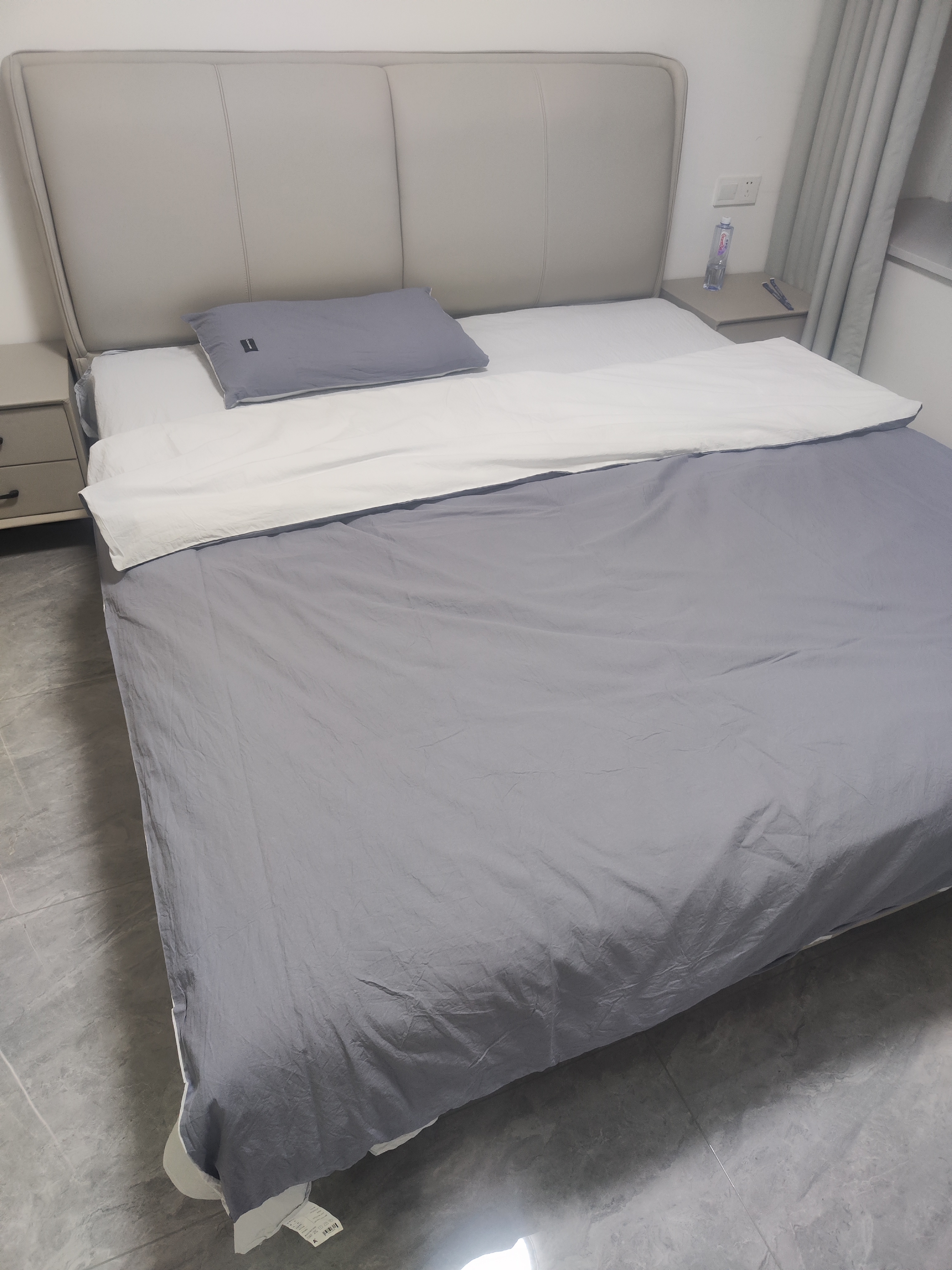无印良品 A类100%纯棉四件套床上用品全棉床单被套200*230cm1.5/1.8米床 实拍图