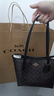 蔻驰（COACH）【品牌直供】女士CITY23小号手提单肩托特包CU759黑色通勤礼物 实拍图