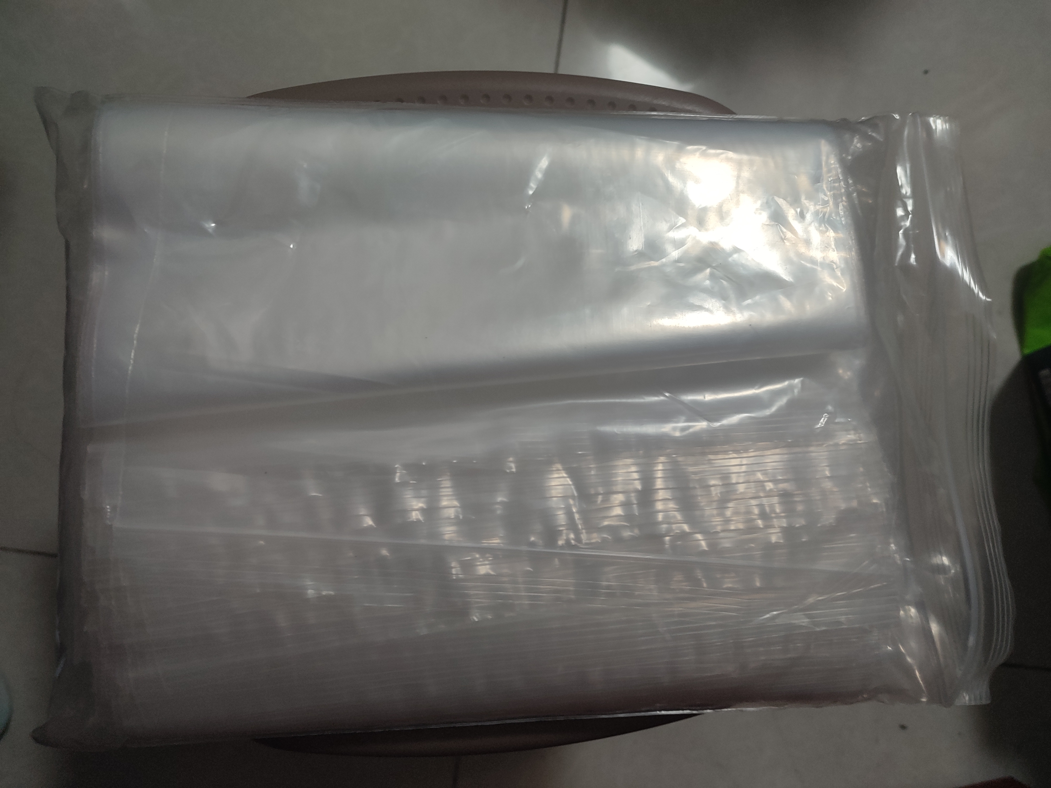 西玛【全网低价】100只自封袋 大号350*240mm加厚防水袋 透明封口袋PE防潮袋 6928 实拍图