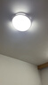 惠普精工卧室吸顶灯led现代简约餐厅书房灯具圆形40cm遥控三色 实拍图