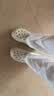 卡骆驰（CROCS）经典泡芙Clog男女一脚蹬懒人沙滩鞋 CR207521-2Y2 39（39-40） 实拍图
