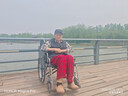 鱼跃 (yuwell)手动轮椅车H062折叠老人轻便免充气铝合金旅行手推代步 实拍图
