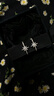 APM Monaco流星矩形六芒星耳环轻奢高级感耳饰送女生女友老婆生日520礼物 实拍图