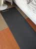 中欧男士健身垫大尺寸瑜伽垫加厚加宽静音专业防滑运动减震跳操隔音垫 黑【185*61cm】含绑带 10mm(厚度) 实拍图