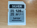 雷克沙（Lexar）128GB SD存储卡 U3 V30 佳能索尼富士尼康相机高速SD卡 读225MB/s 写160MB/s 4K超清录制 SD银卡 实拍图