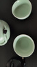 页川百世（YeChuan Best）旅行功夫整套茶具车载户外便携快客杯陶瓷茶具商务送礼佳品 粉青一壶二杯【泡沫包装】 实拍图