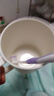 JAJALIN手柄漱口杯洗漱杯子家用儿童牙缸简约牙刷杯套装情侣刷牙杯 白色 实拍图