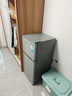 美的（Midea）112L两门小冰箱灰色双温小冰箱迷你家用宿舍租房灵活摆放节能低音深冷速冻 BCD-112CM 实拍图
