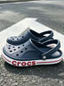 卡骆驰（CROCS）贝雅卡骆班洞洞鞋轻便耐磨一脚蹬休闲鞋女鞋时尚沙滩鞋|205089 黑色/白色-066 43 (270mm) 实拍图