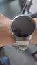 华为HUAWEI WATCH 5 42mm基础款不锈钢表壳金星白素皮复合表带X-TAP智感窗eSIM通信手表 实拍图