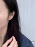 戚小米s999足银耳钉女养耳洞耳骨钉纯银耳环睡觉免摘防掉2025新款耳饰 999足银4mm耳钉一对【养耳防掉】 实拍图