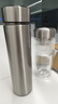 炊大皇保温杯 316L不锈钢茶水分离男女商务便携水杯 钢本色 490ml 实拍图