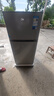 美的（Midea）112L两门小冰箱灰色双温小冰箱迷你家用宿舍租房灵活摆放节能低音深冷速冻 BCD-112CM 实拍图