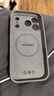 奶小鸭（NEYAA）适用苹果17pro手机壳 iphone17pro保护套镜头全包超薄Magsafe磁吸液态硅胶防摔简约男女款 钛原色 实拍图