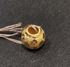 六福珠宝母亲节礼物 足金满天星黄金转运珠路路通串珠 计价 约0.98克 实拍图