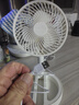 电风扇伸缩折叠小风扇宿舍家用静音充电型办公台式USB桌面宿舍大风力夏台面落地两用折叠电风扇 颜色随机 直插款无档位开关1个装 实拍图