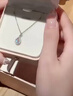 赫莲娜鲁伯特之泪项链女款月光石吊坠女士生日礼物520送女朋友老婆礼物 刻字联系客服+鲁伯特项链【白金色+礼盒+今/次日达】 实拍图