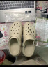 卡骆驰（CROCS）贝雅卡骆班洞洞鞋轻便耐磨一脚蹬休闲鞋女鞋时尚沙滩鞋|205089 白/深蓝-126 43 (270mm) 实拍图