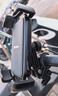 闪魔电动车手机支架摩托车电瓶车手机支架山地自行车手机支架防震适用外卖快递骑行手小牛九号爱玛雅迪 「横车把款」一键锁死-单手取放-骑行0抖动 实拍图