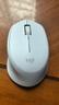 罗技（Logitech）M330 静音鼠标 无线鼠标 办公鼠标 右手鼠标 带无线微型接收器 白色 实拍图