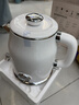 美的（Midea）电热水壶烧水壶家用自动断电1.7L大容量316L母婴级不锈钢电水壶进口精准控温器MK-SH61-Q 实拍图