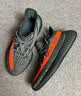 阿迪达斯Yeezy350椰子透气青少年学生灰橙运动鞋  36 实拍图