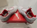 彪马（PUMA）防滑轻便通勤跑步慢跑鞋男新款透气运动鞋AXELION 193148 白-水泥灰-鲜红色-02 42 实拍图