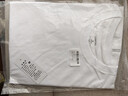 立蒙（LIMENG）男女装素色180g全棉短袖t恤圆领宽松体恤打底衫 白色 2XL 实拍图