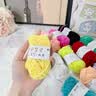 皓梵洁（HAOFANJIE）手工毛线绳子宝宝儿童diy材料包各色幼儿园彩色毛线团粗毛线 12色手工DIY毛线团 实拍图