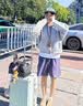 WASSUP HERMU冰丝短裤男夏季薄款速干户外梭织沙滩运动港风休闲潮流直筒五分裤 米白色 XL （推荐116-128斤） 实拍图