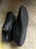 CLOHOO品牌断码处理特价男鞋真皮牛皮商务休闲皮鞋透气一脚蹬爸爸豆豆鞋 8301黑色四季款 40 (250mm) 实拍图