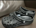 卡骆驰（CROCS）贝雅卡骆班洞洞鞋轻便耐磨一脚蹬休闲鞋女鞋时尚沙滩鞋|205089 冬日白/彩色-1LI 36 /37(220mm) 实拍图