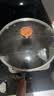 炊大皇铁锅家用无涂层不锈炒锅燃气灶专用炒锅炒菜锅平底锅极铁锅30cm 实拍图