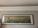 摩马艺品千里江山图客厅装饰画沙发背景墙办公室挂画宋式美学山水画 雅致红褐实木画框【免费安装】 80x260cm（馆藏丝绢画芯超长版） 实拍图