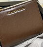 CHARLES&KEITH质感纯色包包女包多卡位短款钱包女士生日礼物CK6-10680907 Chocolate巧克力色 XXS 实拍图