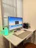 乐歌电动升降桌电脑桌双电机站立办公家用书桌ES2Pro/1.2m实木雅白 实拍图