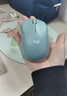 罗技（Logitech）M221 轻音鼠标 无线鼠标 办公鼠标 对称鼠标 带无线微型接收器 薄荷绿 实拍图