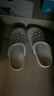 名创优品（MINISO）洞洞鞋女男夏季外穿沙滩凉鞋防滑厚底踩屎感包头凉拖鞋骨白38-39 实拍图