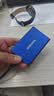 三星（SAMSUNG）1TB Type-c USB 3.2移动固态硬盘（PSSD） T7蓝色 NVMe传输速度1050MB/s 手机直连Mac mini 外接 实拍图