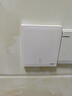 德力西浴霸开关 通用86型卫生间浴室多合一开关面板 四开翻盖白色 实拍图