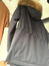 杰克·琼斯（JACK&JONES）男装冬季派克羽绒服抽绳连帽毛领可拆卸宽松纯色外套225412065 E40黑色 S （170） 晒单实拍图
